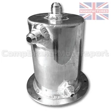 Base Mount 1.5 Ltr Fuel Swirl Pot / JIC Fittings Rally Race Track CMB7801-JIC-15