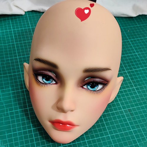 Kigurumi Cosplay Animated Mask Female Crossdresser Head Shell Charming face - Picture 5 of 10
