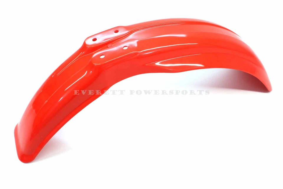 Guardabarros delantero Honda 83-91 CR125 CR250 CR480 CR500 rojo 61100-KA3-732ZC nuevo #R54 Foto 2 de 4