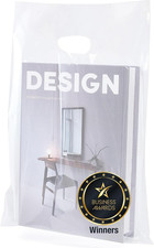 100 Clear Plastic Bags with Handles 9"X12" Perfect for Merchandise and Retail 1.