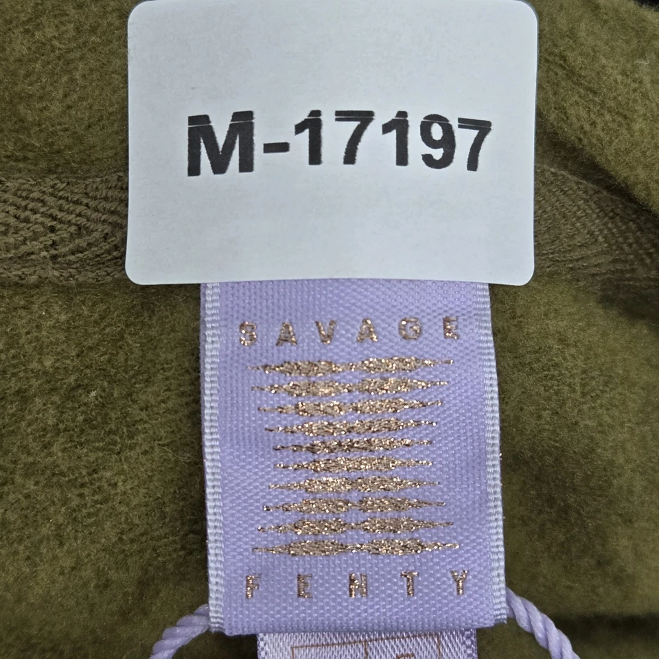 Savage X Fenty Mujer Ropa de Dormir EE. UU. 4 Verde Mono Con Capucha Vellón Foto 2 de 4