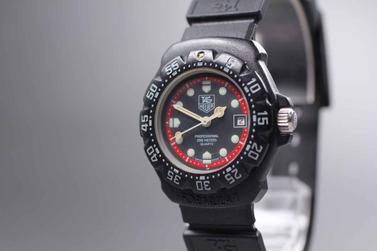 【希少】TAG HEUER FORMULA1 タグホイヤー　383.508 TAG Heuer Formula 1 Women's Black Watch - 383.508 for sale