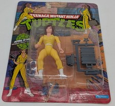 1988 Playmates April O'Neil TMNT Teenage Mutant Ninja Turtles Unpunched 10 Back