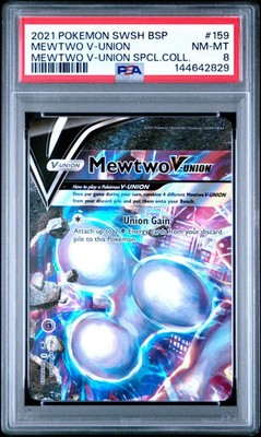 【PSA 4連番】ミュウツー V-union 10 9 8 8 Mewtwo V-UNION [Set of 4] SWSH: Sword & Shield Promo Cards Holo