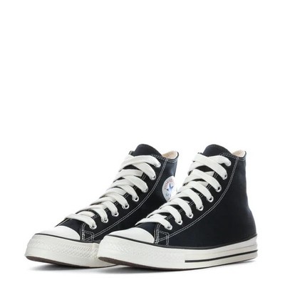 Mens CONVERSE Throwback Hi A19079C Black/Vintage White/Red