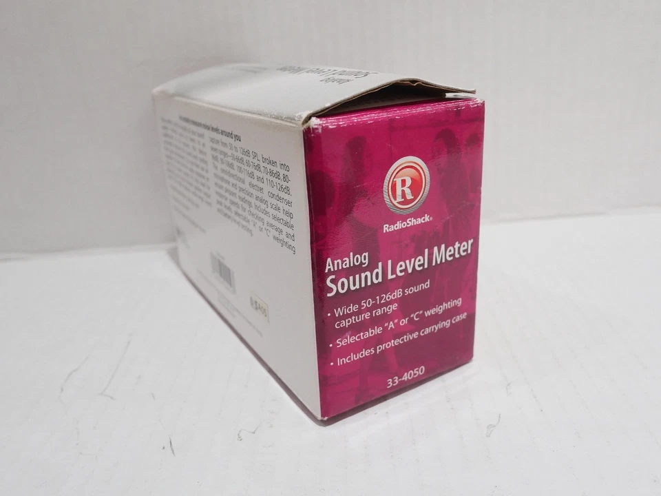 Medidor de nivel de sonido Radio Shack 33-4050 funciona bien Foto 3 de 4