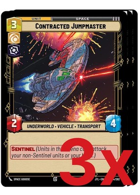 3x Jump to Lightspeed Common 184/262 Contracted Jumpmaster