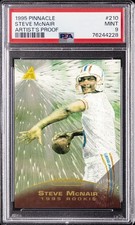 1995 PINNACLE ARTIST'S PROOF #210 STEVE MCNAIR PSA 9
