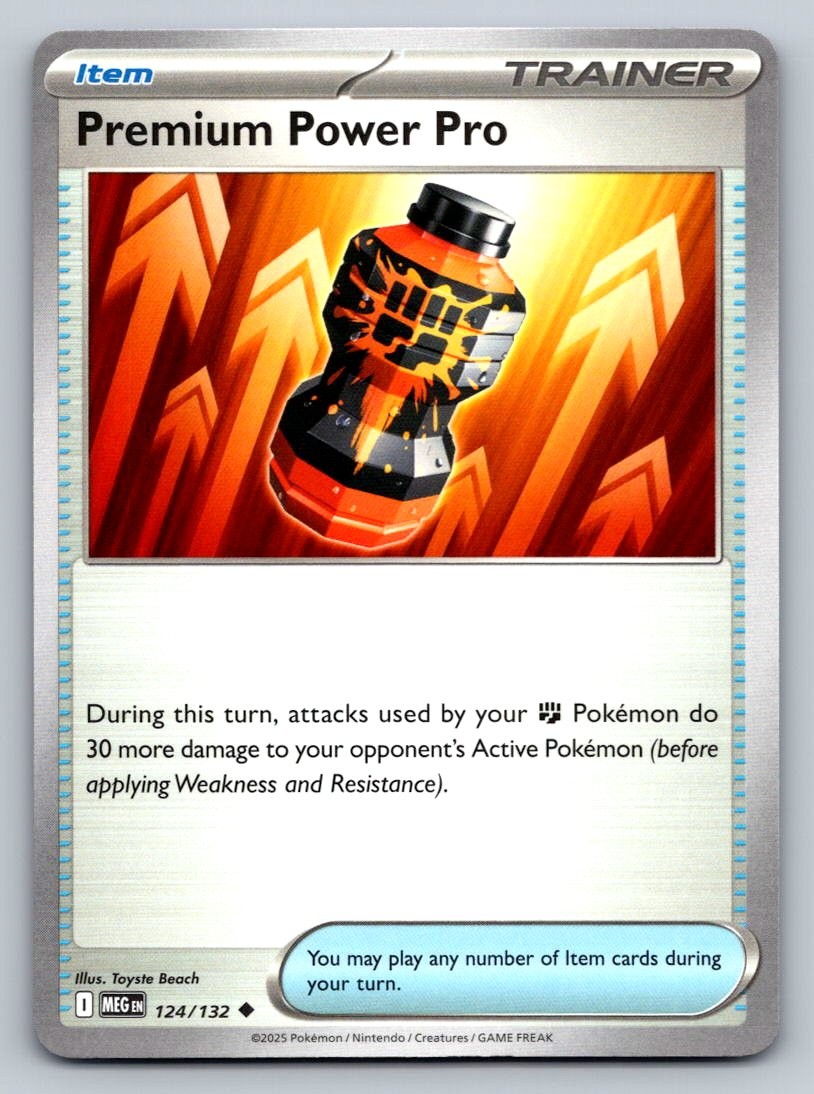 Premium Power Pro Uncommon ME01: Mega Evolution 124/132 NM