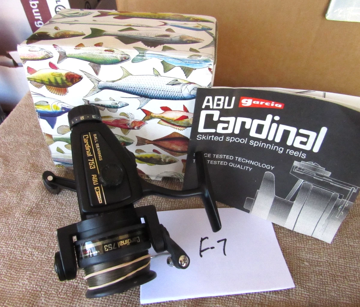 Abu Garcia Cardinal 753 Indiana Vintage Spinning Fishing Reels for