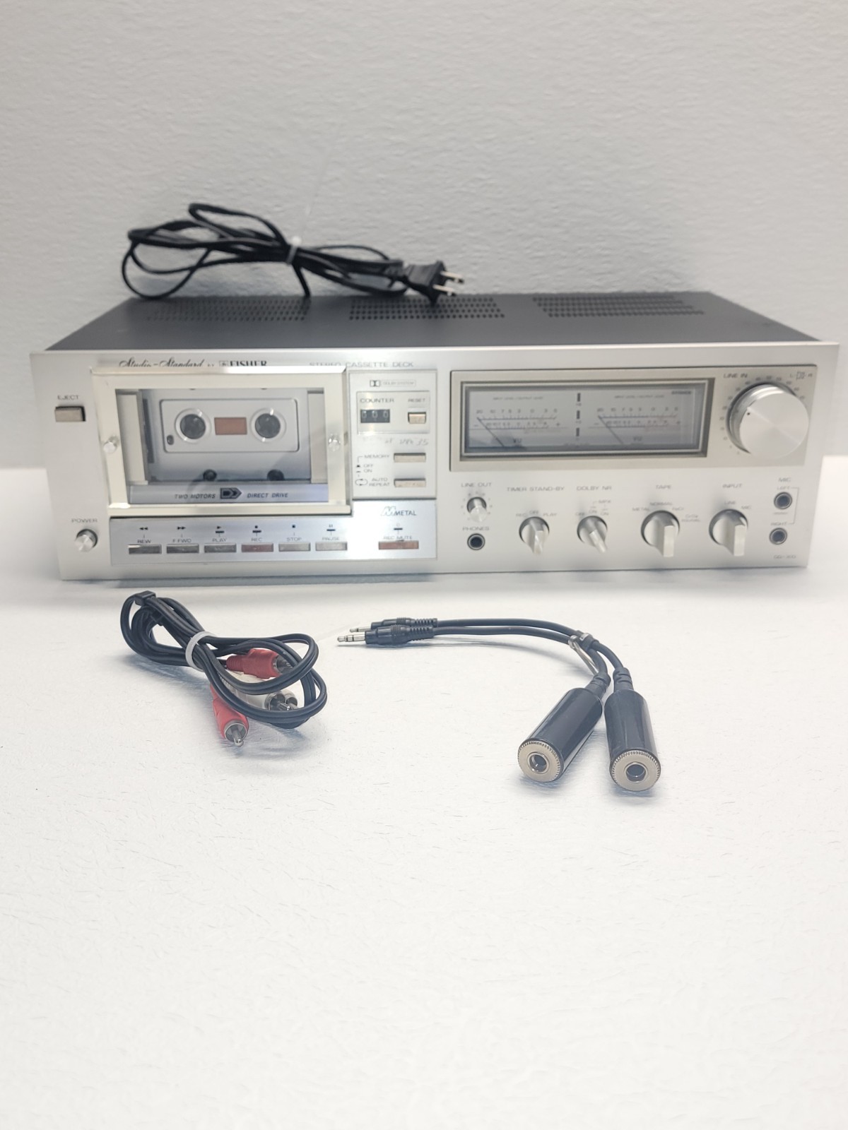 Fisher DD-300 Stereo Cassette Deck Vintage Studio Standard