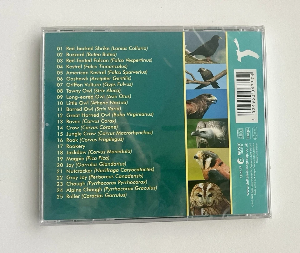 Birdsong - Birds Of Prey and Crows CD, Sound Effects, Nature, Wildlife, NEW - Image 2 of 2