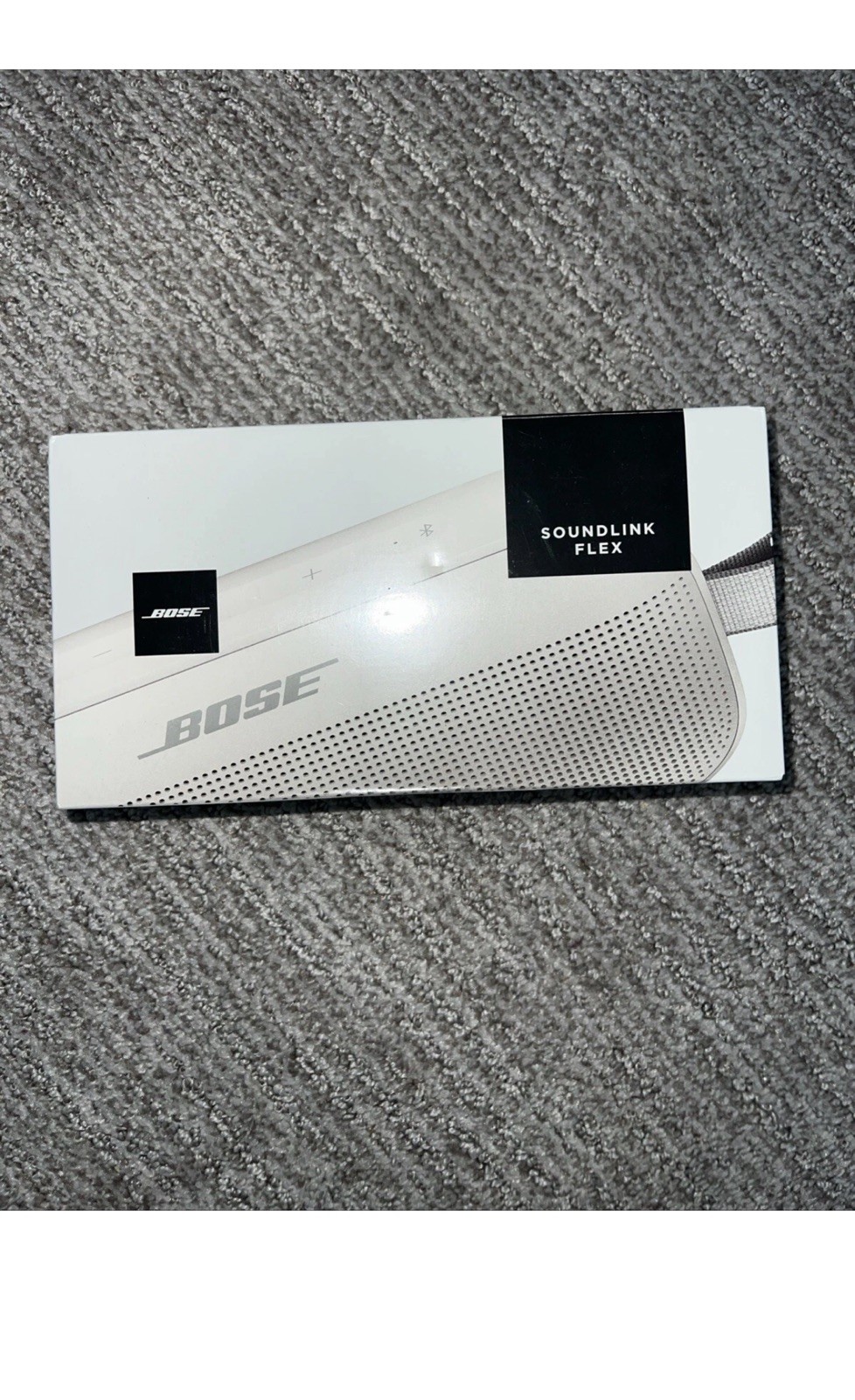 Bose SoundLink Flex Bluetooth Speaker White Smoke Waterproof Brand New Unopened