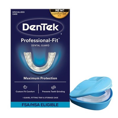 DenTek Professional-Fit Dental Guard, 1 Count, Mouth Guard for Grinding Teeth