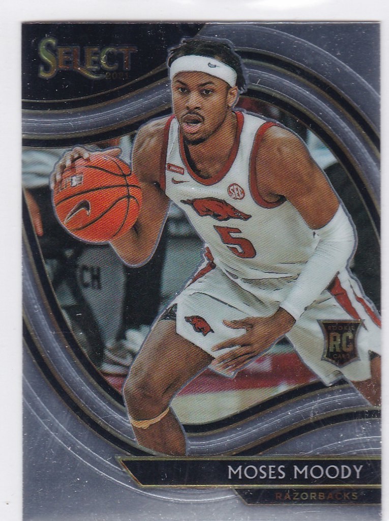 2021-22 Chronicles Select Draft #286 Moses Moody RC Razerbacks