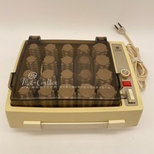 General Electric GE Mist Condition Dry Hairsetter Hot Rollers  Pins TESTED 