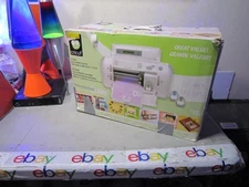 Cricut CRV001 Personal Electronic Cutter Machine w 3 Cartridges No Pwr Cord