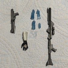 Hot Toys MMS796 Star Wars Clone Commander Cody 2.0Light Up Arm Weapons Hologram