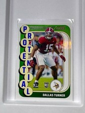 2024 Score Protential Dallas Turner #17 Rookie RC