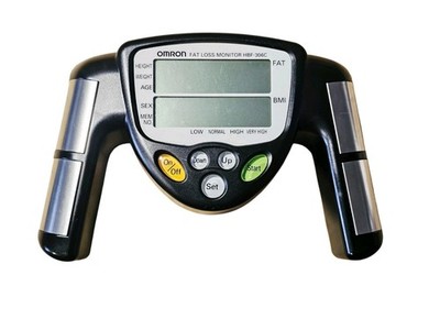 Omron HBF-306CN Fat Loss Monitor Black Handheld BMI Tracker System