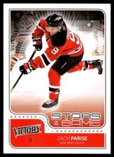 2011-12 Upper Deck Victory Stars of the Game Zach Parise New Jersey Devils