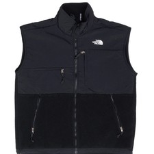 VINTAGE THE NORTH FACE DENALI BLACK FLEECE VEST JACKET SIZE XL