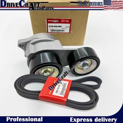 OEM Auto Tensioner Assy + Belt for Honda Accord Odyssey Pilot Acura MDX RL TL V6