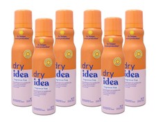 6 Pack Dry Idea Spray Deodorant  Antiperspirant 72-Hr for Sensitive Skin 3.8 oz