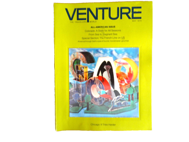 VENTURE – May 1970 – 3D Cover – All-American Issue