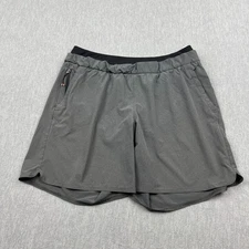 Rei Co-Op Shorts Mens Large Gray Active Pursuits Lined Hiking Outdoor Stretch
