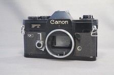 Canon FT QL Black 35mm SLR Film Camera Body For Parts Mirror Issue JAPAN 277