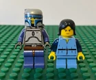 LEGO Star Wars (7153) Jango Fett & Young Boba Fett Minifigures sw0053 and sw0054