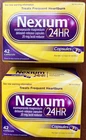 Nexium 24HR Esomeprazole 42/ct Capsules *LOT OF 2* EXP: 06/2027