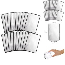 20 Pcs Page Magnifying Sheet 3X Lightweight Reading Lens Clear Small Prints Maps
