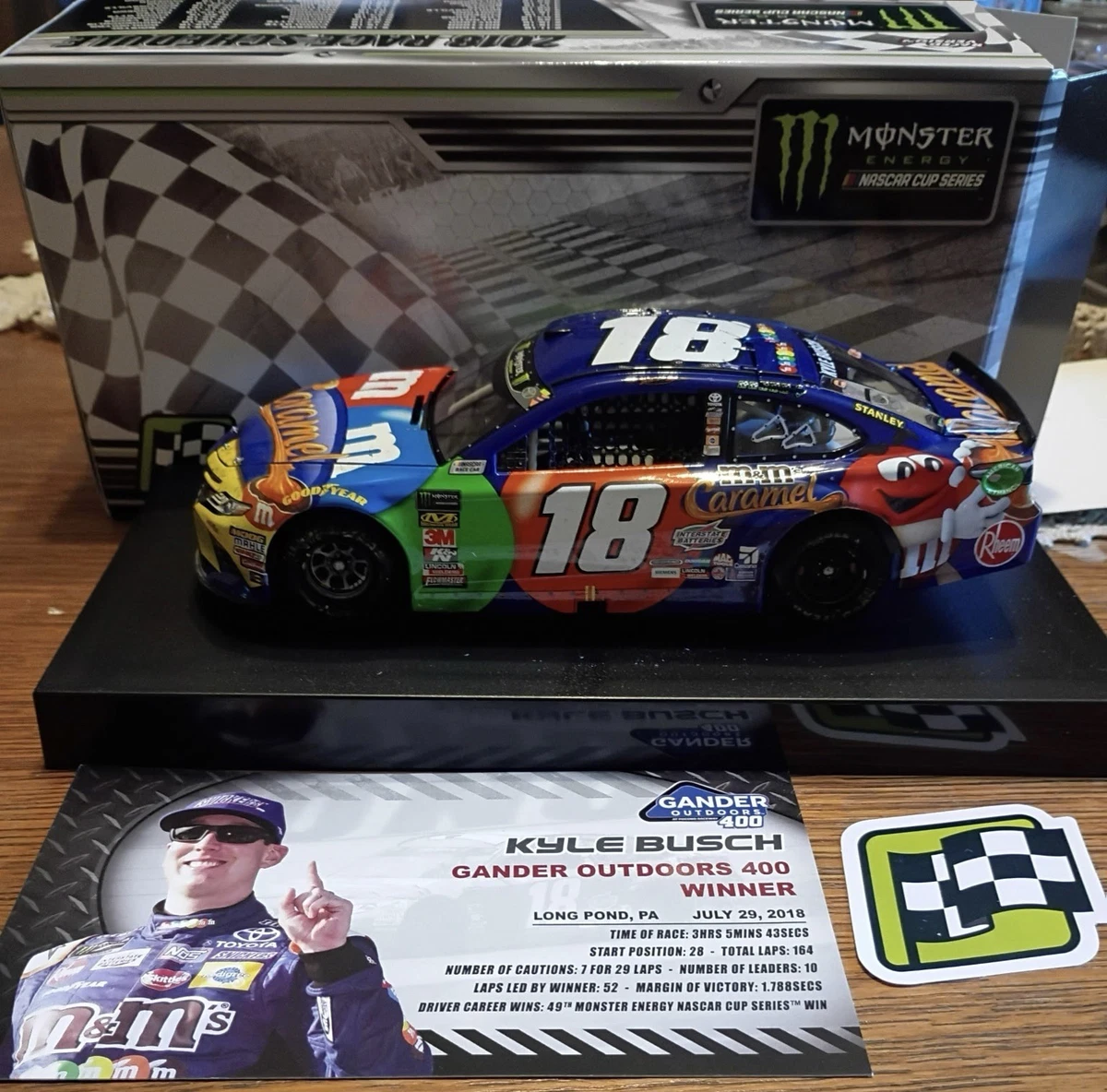 Kyle Busch Multi-Color Diecast Sport & Touring NASCAR Racecars for