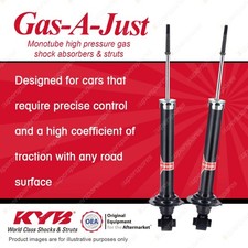 2x Rear KYB Gas-A-Just Shock Absorbers for Lexus GS300 GRS190 3 RWD Sedan
