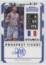 2020 Panini Contenders Draft Picks RPS Ticket Stub 3/6 Theo Maledon #58 Auto 3b3