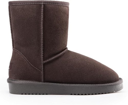 DREAM PAIRS Women's Shorty-New Mid Calf Winter Snow Boots - Brown - SZ 7 - Picture 2 of 9