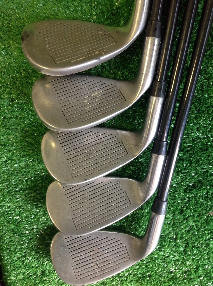Turbo Power Steel Plus Irons Set 5-PW (no 6) Regular Graphite Shafts - Image 3 of 4