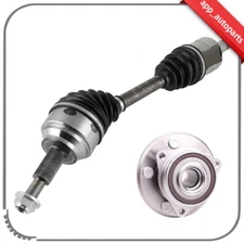 Front Wheel Hub Bearing + CV Axle Shaft For 2011- 2018 2019 Jeep Grand Cherokee