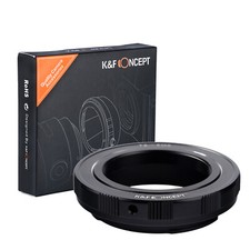 K F Concept adapter for T2 mount Lens to Canon EOS EF camera for 50D 60D