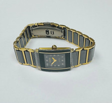 Rado Jubile 18mm Ceramic Black Band Black Diamond Dial Women's Watch