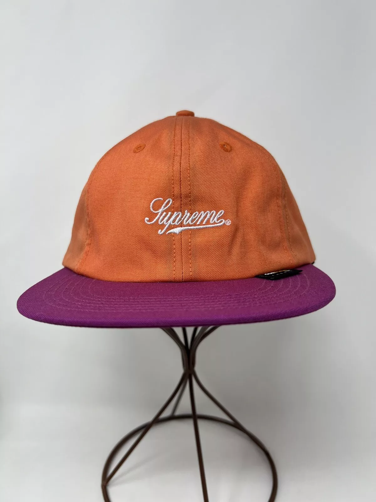 Logo script Supreme Cordura 6 panneaux « Pêche » réglable NEUF SS19