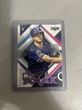 2020 Topps Fire 135 Nick Solak   Texas Rangers Rookie Baseball Card
