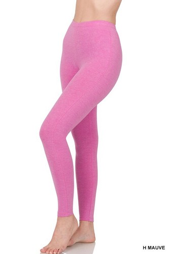 HIGH WAISTED PREMIUM Cotton STRETCH LONG WORKOUT YOGA LEGGINGS PANTS FITNESS - Picture 34 of 53
