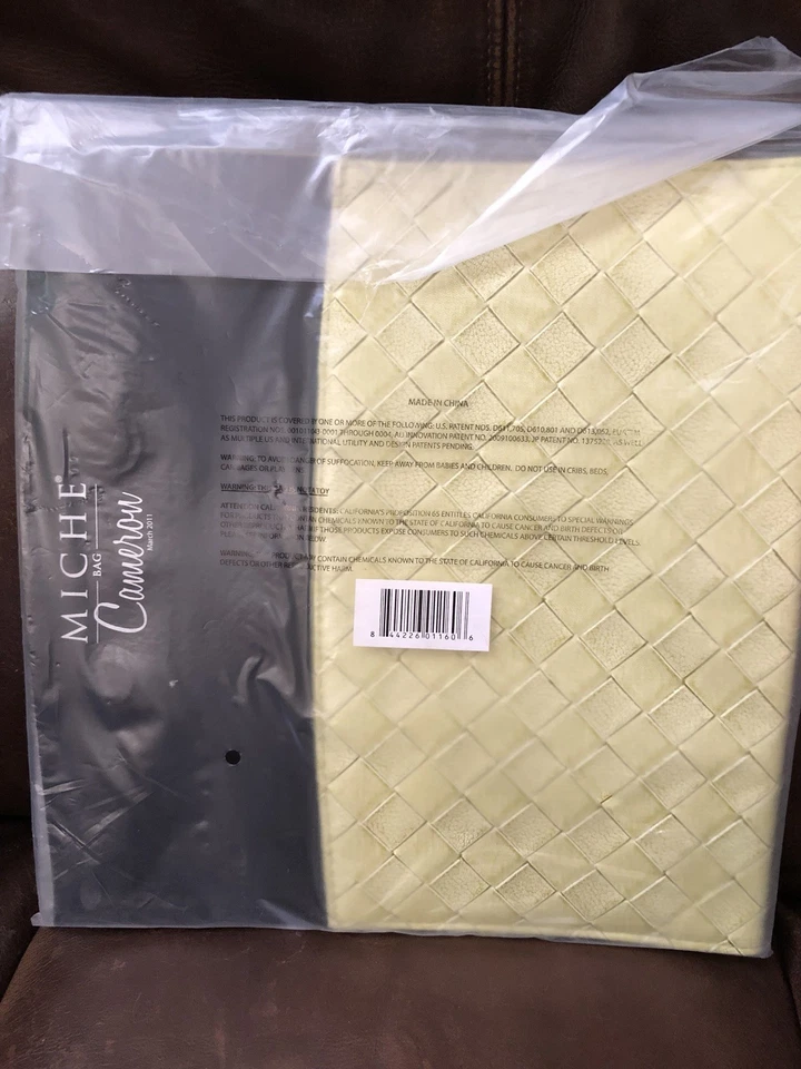 Auténtico Miche~NUEVO~SELLADO~Cameron~❤️~Cáscara clásica~SIN ABRIR~Tejido de cesta Foto 4 de 4