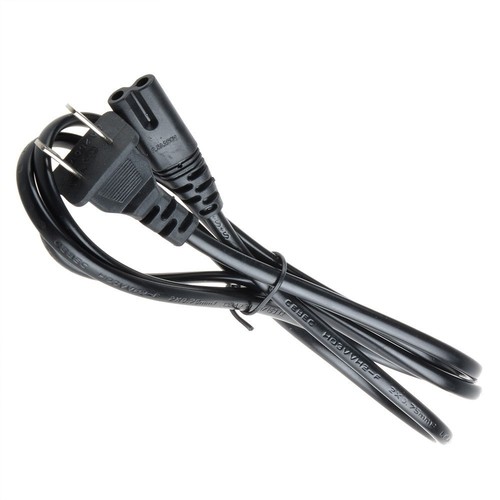 5ft 2 Prong Quality 18awg AC Power Cord for WESTINGHOUSE LCD TV LED HDTV Series - Picture 2 of 4