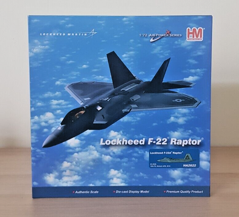 Hobby Master 1/72 HA2822 F-22A Raptor USAF 15th WG, 19th FS Hobby Master 1/72 HA2822 F-22A Raptor USAF 15th WG, 19th FS