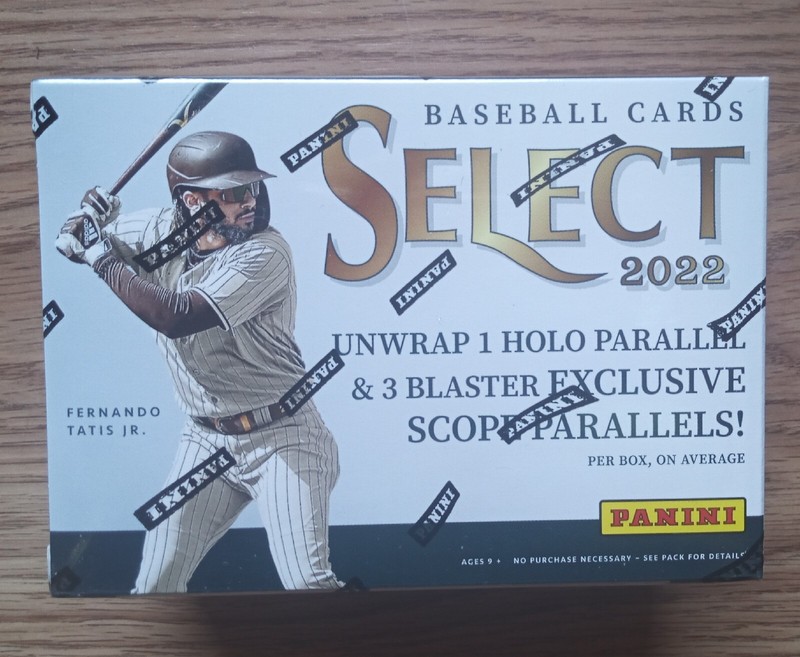 2022 Panini Select Baseball Blaster Box 12 Trading Cards Total 4 Pks Sealed SP 