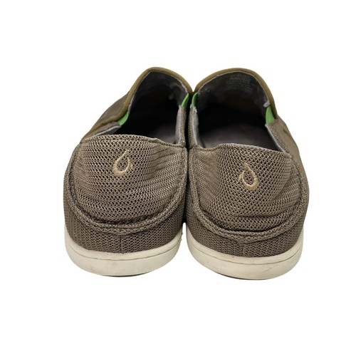 OluKai Nohea Mesh Shoes Brown Convertible Loafers Slip On- Mens Size 11.5 - Picture 2 of 7